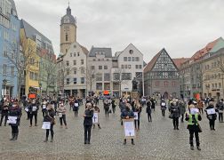 Lockdown Mahnwache Verzweiflung Bei Friseuren In Jena 00018